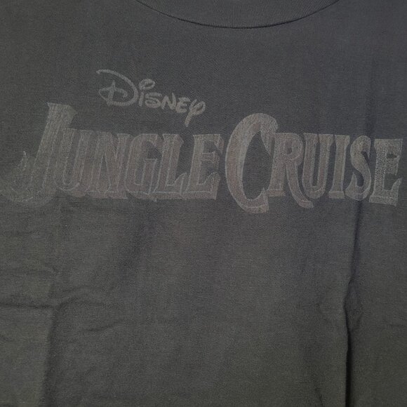 Disney Men's Short Sleeves Jungle Cruise Logo Tee Shirt Black Size 3XL New - Picture 4 of 9